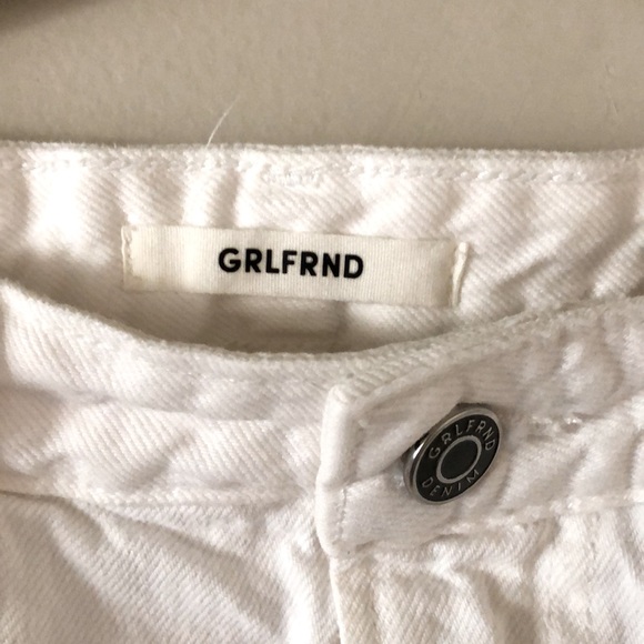 GRLFRND white denim Nora midi skirt - Picture 3 of 6